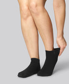 Zwarte bamboe enkelsokken voor dames