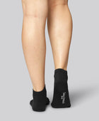 Zwarte bamboe enkelsokken voor dames