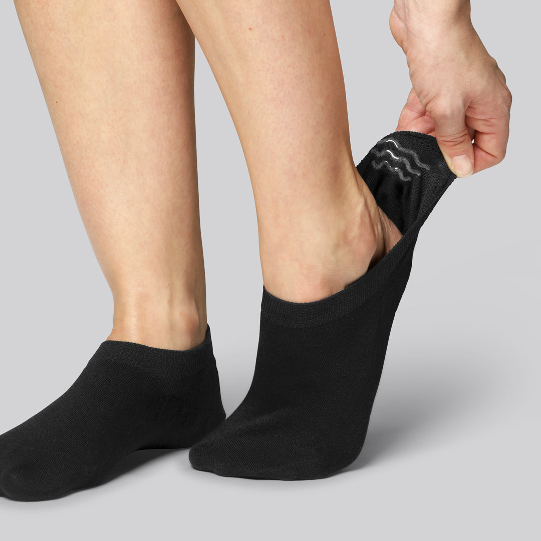 Bamboe sokjes in zwart voor dames