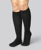 Bamboe compressiekousen in zwart voor dames