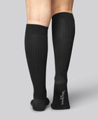 Bamboe compressiekousen in zwart voor dames