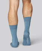 Herensokken van bamboe in petrolkleur