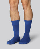 Bamboe sokken in koningsblauw voor heren