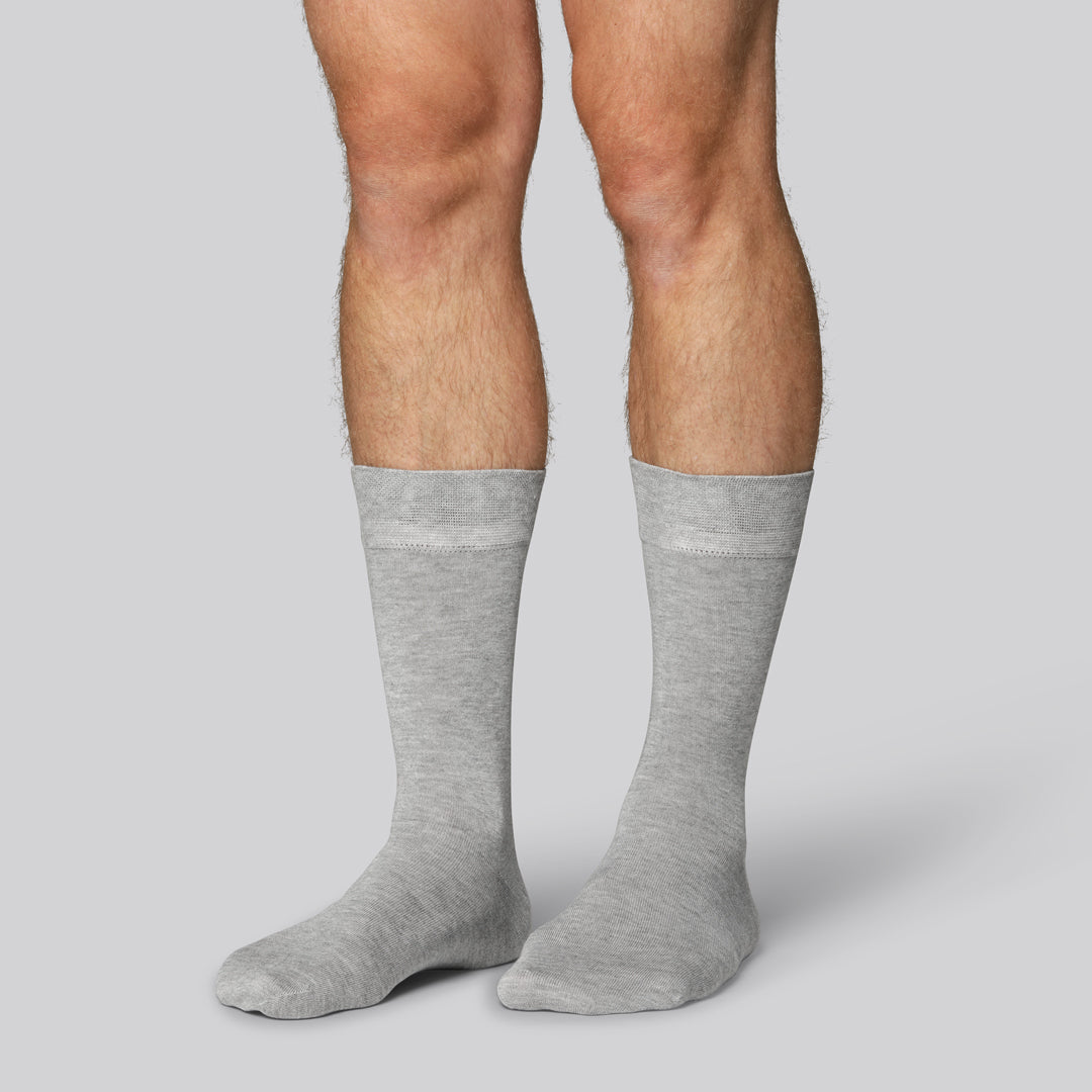 Bamboe sokken in grijs voor heren