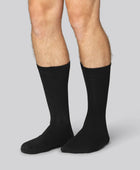 Bamboe sokken in zwart voor heren, verpakking van 20 stuks.
