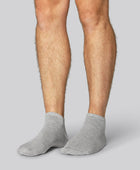 Bamboe enkelsokken in grijs voor heren