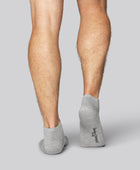 Bamboe enkelsokken in grijs voor heren