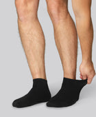 Zwarte bamboe enkelsokken voor heren