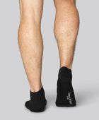 Zwarte bamboe enkelsokken voor heren