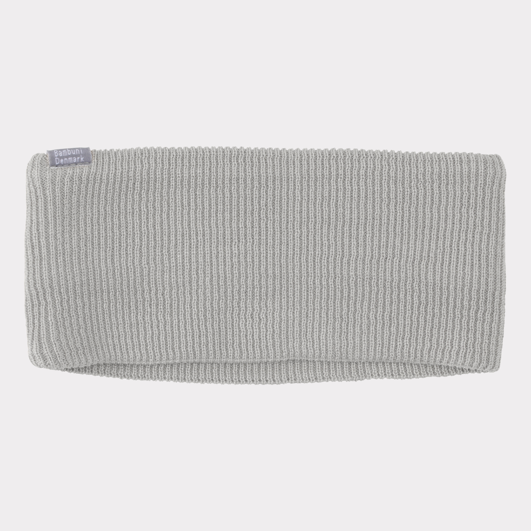 Bamboe haarband in lichtgrijs