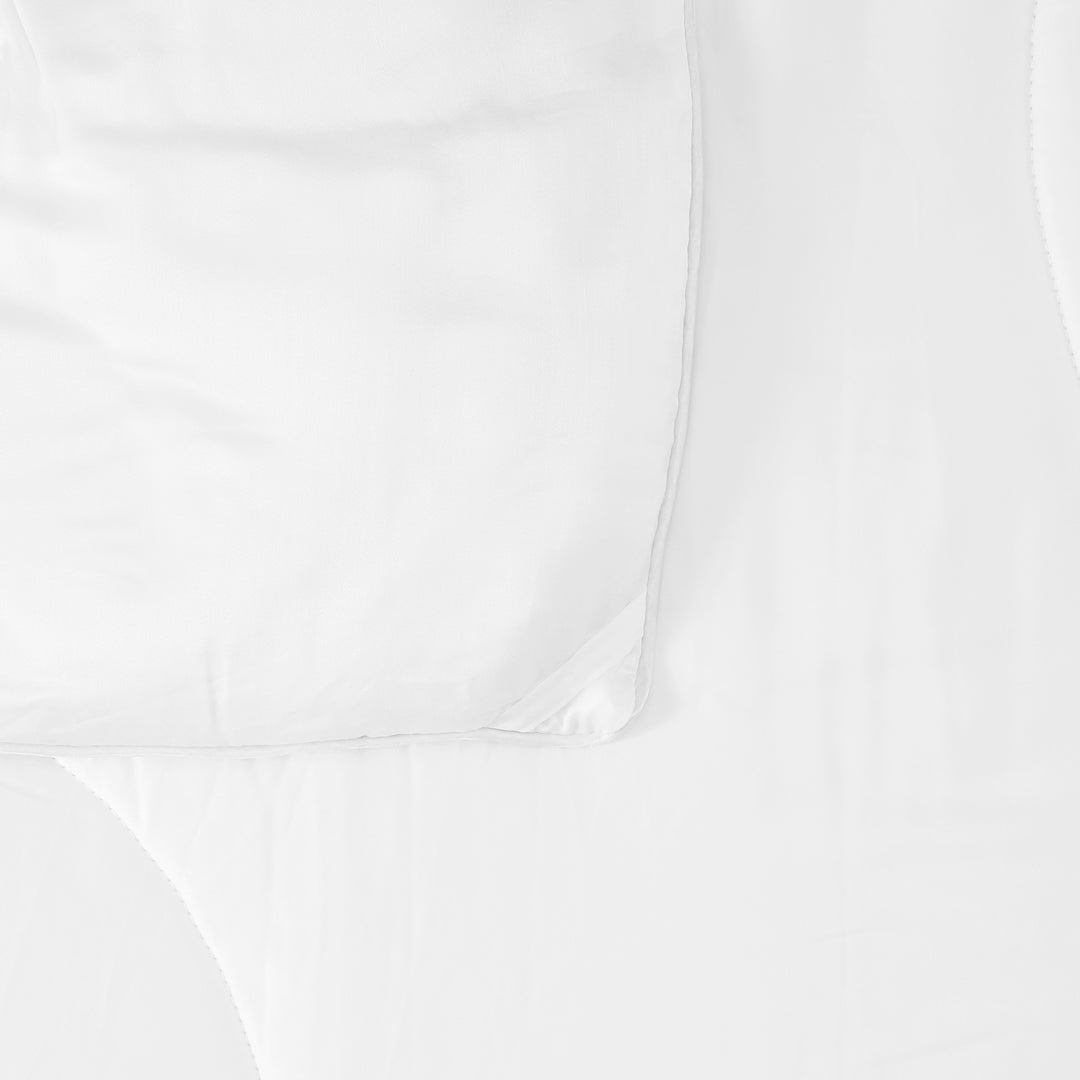 Bambuni bamboe tweepersoons dekbed in wit