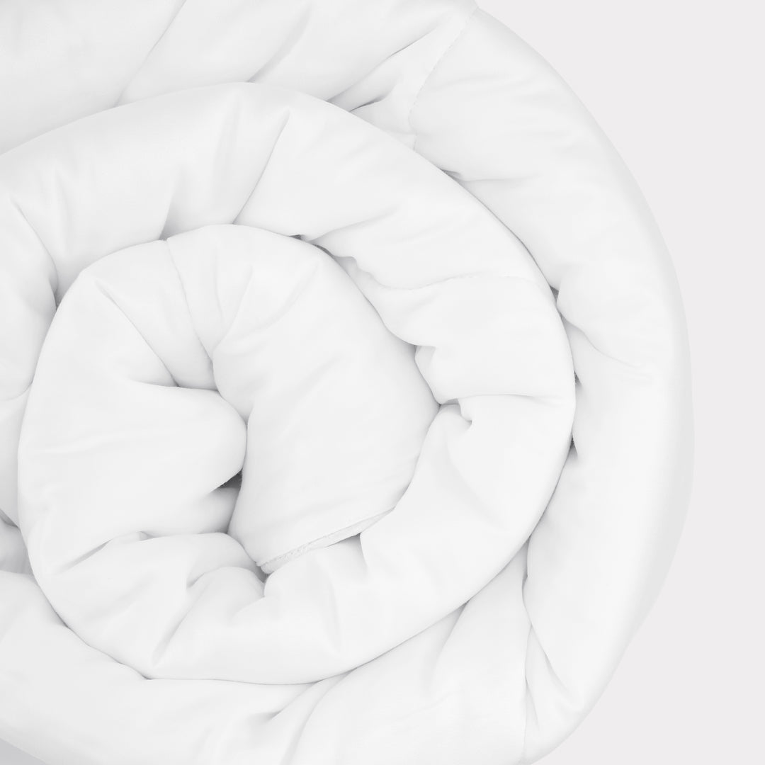 Bambuni bamboe tweepersoons dekbed in wit