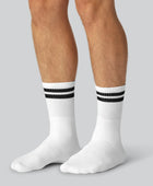 Witte bamboe tennissokken voor heren