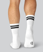 Witte bamboe tennissokken voor heren