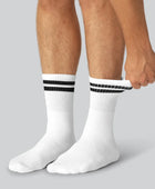 Witte bamboe tennissokken voor heren