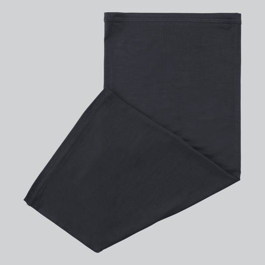 Nekwarmer van bamboe in zwart