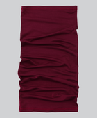 Bamboe nekwarmer in bordeauxrood