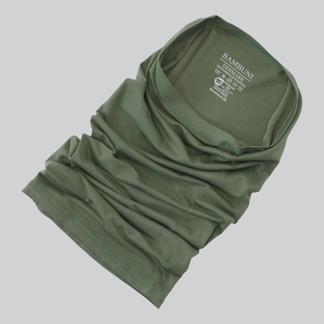 bamboe sjaal in het groen