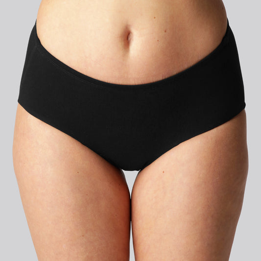 Bambuni bamboe incontinentieonderbroekjes voor vrouwen in het zwart