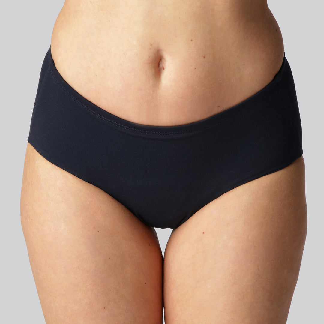 Bambuni bamboe incontinentieonderbroekjes voor dames in marineblauw