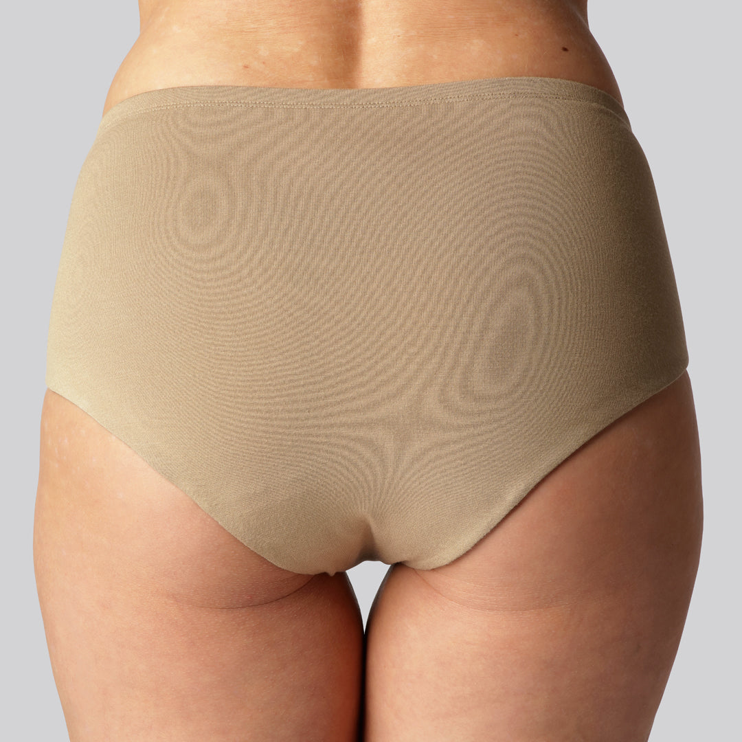 Bambuni bamboe incontinentiebroekjes in zandkleur voor vrouwen