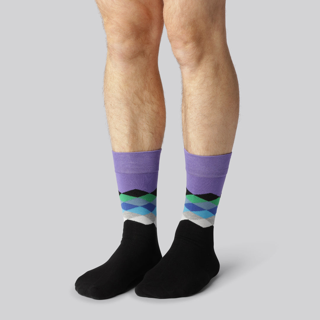 Bambuni 7-pack gekleurde sokken voor heren