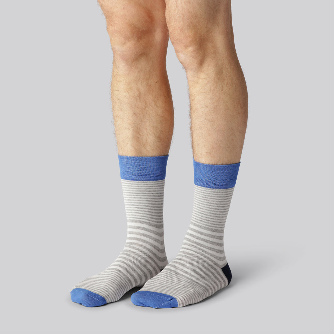 Bambuni 7-pack gestreepte sokken voor heren