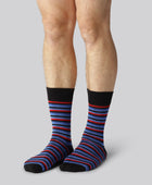 Bambuni 7-pack gestreepte sokken voor heren