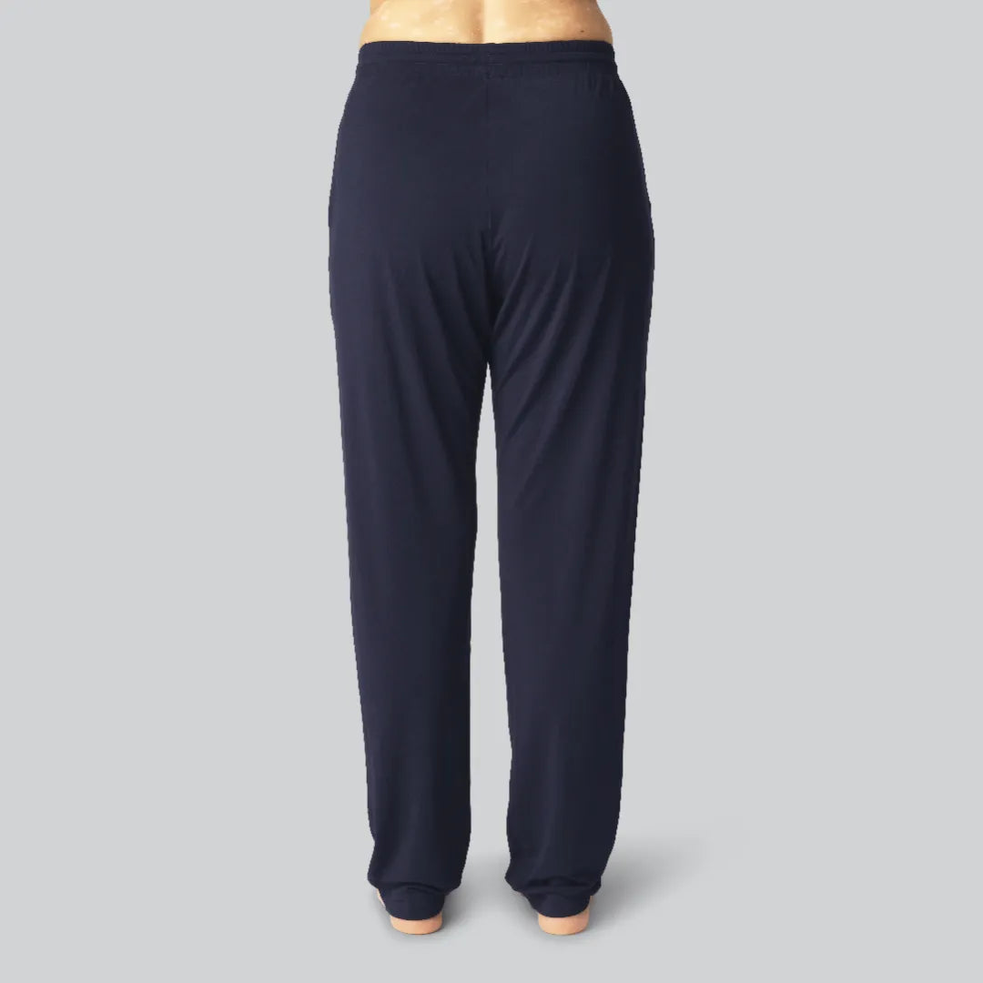 Dames joggingbroek in marineblauw