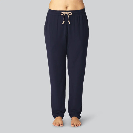 Dames joggingbroek in marineblauw