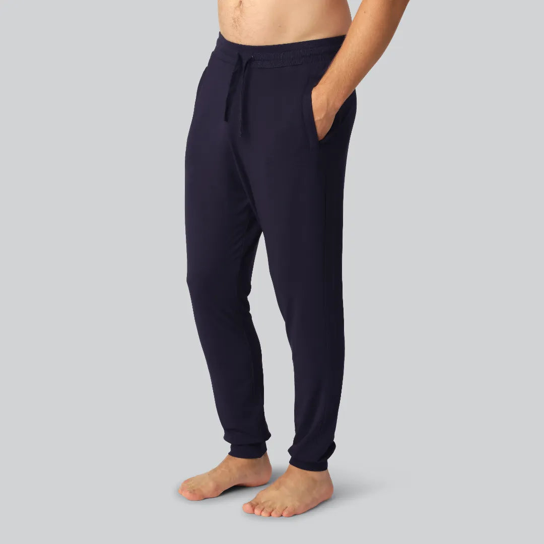 Marineblauwe joggingbroek voor heren
