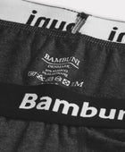 Bamboe onderbroek met membraan in antracietgrijs voor heren