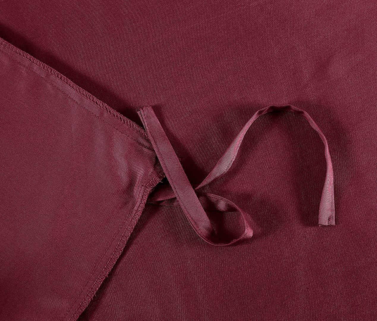 Bamboe beddengoed in bordeauxrood