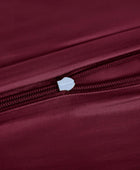 Bamboe beddengoed in bordeauxrood van Bambuni