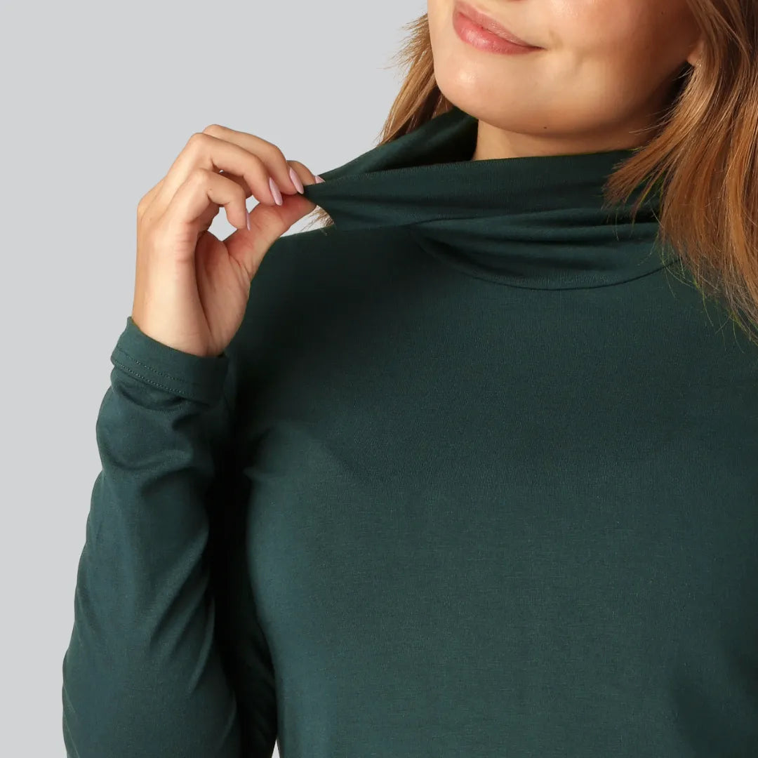 Bamboe coltrui in groen voor dames