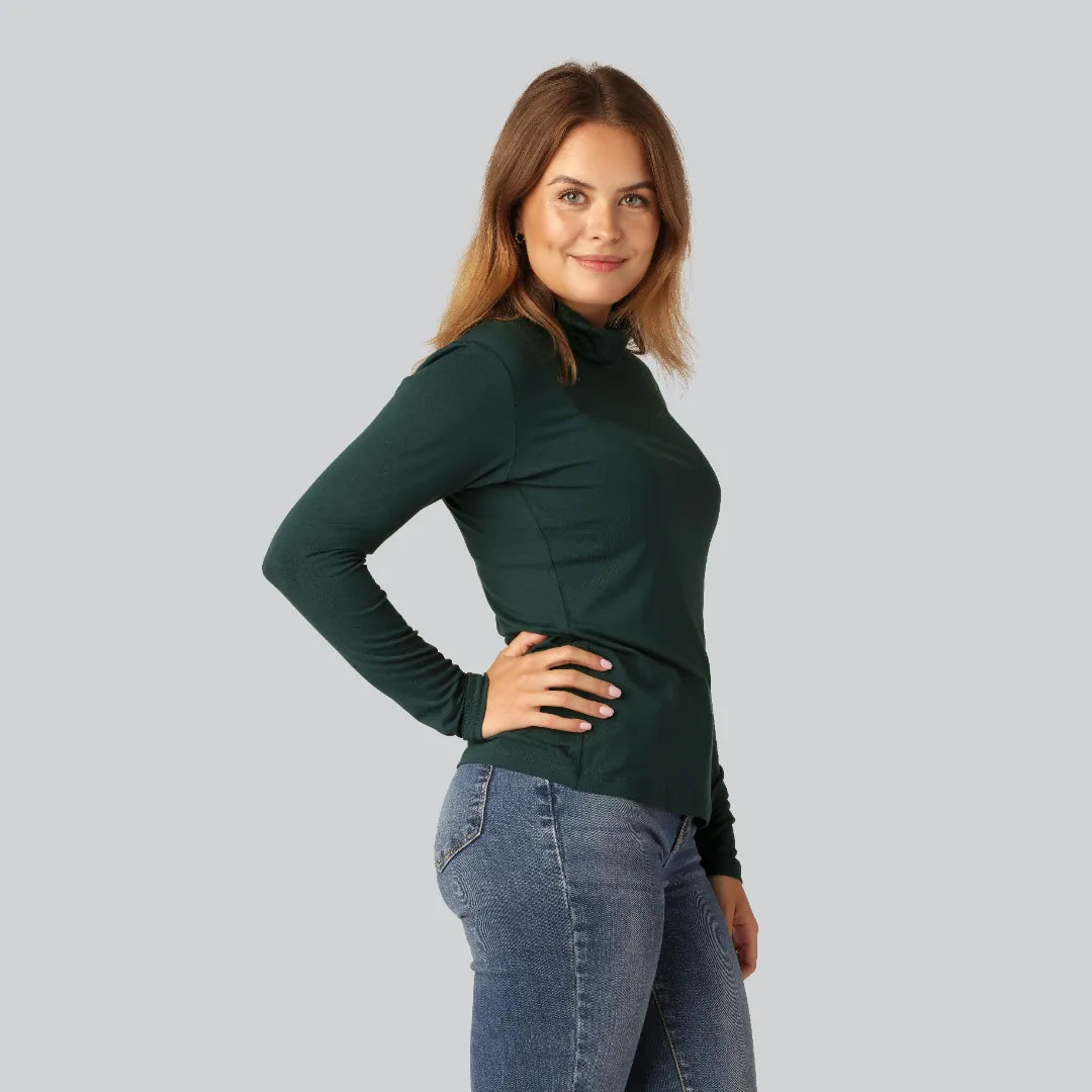 Bamboe coltrui in groen voor dames