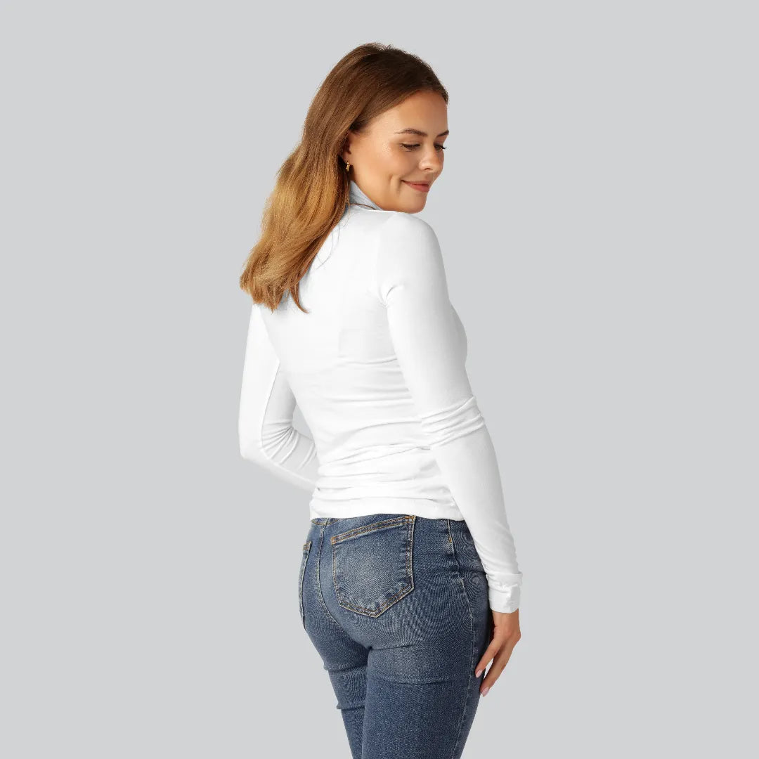 Witte bamboe coltrui voor dames