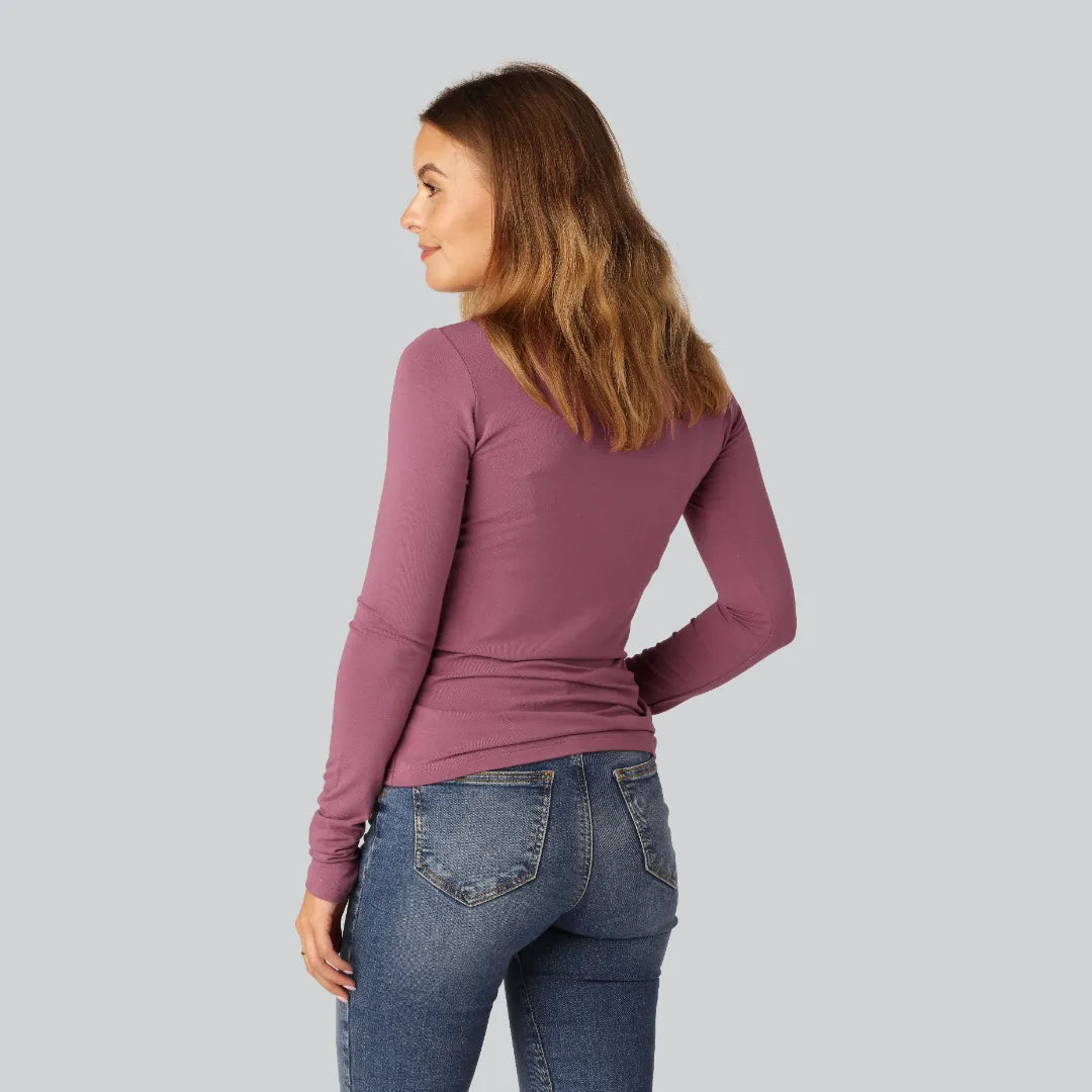 Bamboe coltrui in Dusty Rose voor dames