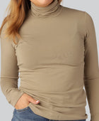 Bamboe coltrui in zandkleur voor dames