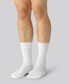 Bambus strømper i hvid til mænd 5-pak