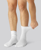 Bambus strømper i hvid til mænd 5-pak