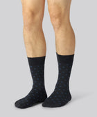 Bamboe sokken, 7 paar met patroon, voor mannen