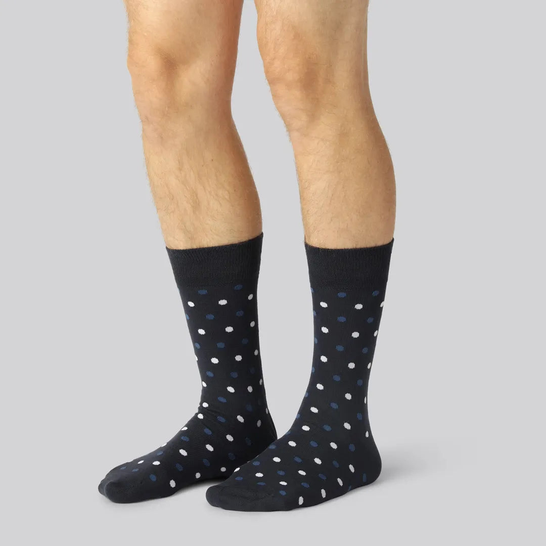 Bamboe sokken, 7 paar met patroon, voor mannen