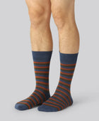 Bamboe sokken, 7 paar met patroon, voor mannen