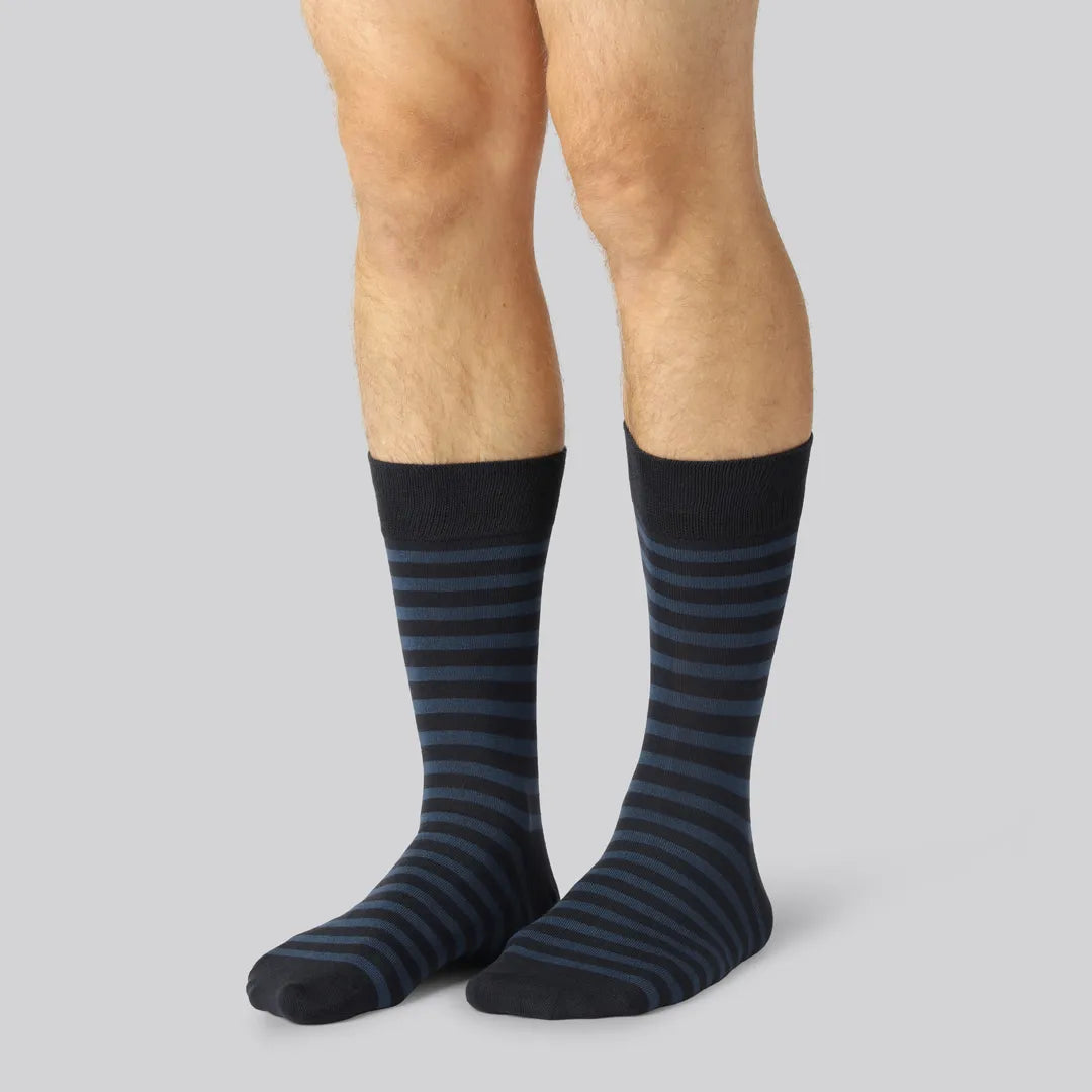 Bamboe sokken, 7 paar met patroon, voor mannen