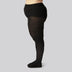 Zwarte bamboe panty voor dames