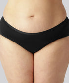 Bamboe slip in zwart