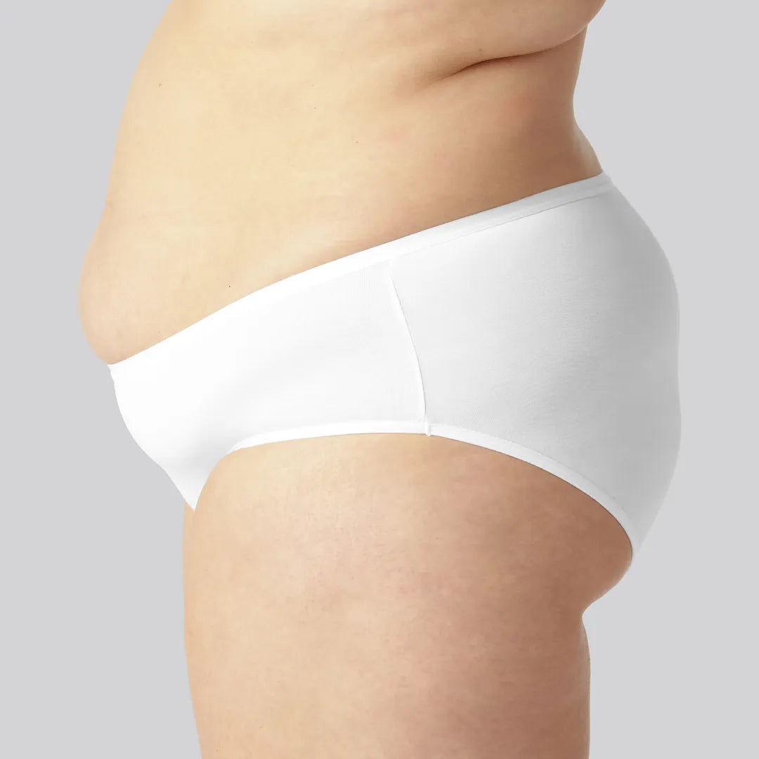 Bamboe slipje in wit