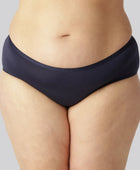 Bamboe slip in marineblauw