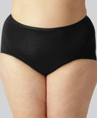 Bamboe maxi slip in zwart